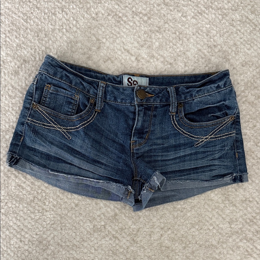 SO Classic Blue Denim Shorts (9)